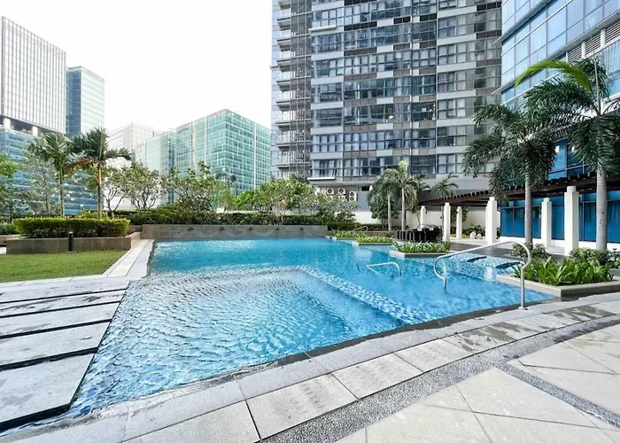 Bgc Premium 1br With Balcony Fast 600 Mbps Fibre Apartamento Manila